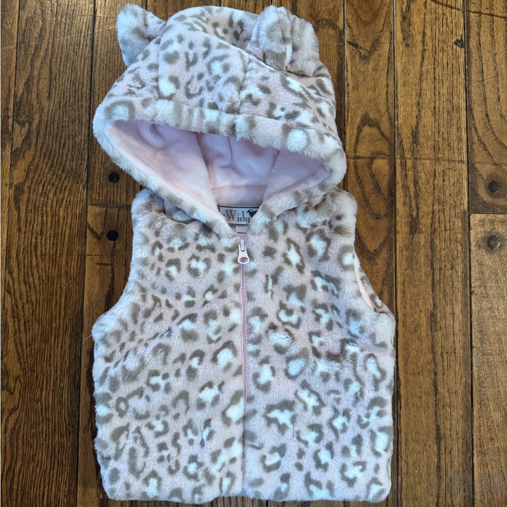 Leopard Print Kids Vest